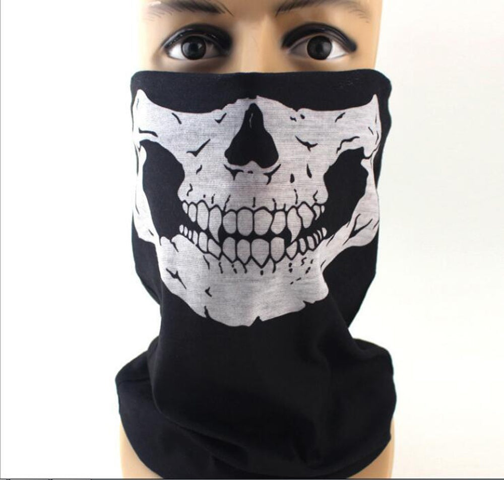 New Skeleton Ghost Skull Face Mask Biker Balaclava Costume Halloween Cosplay COD