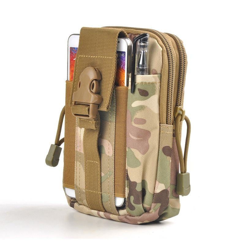 Fashion Waterproof Military Belt Waist Bags Nylon Mobile Phone Wallet Travel Pouch